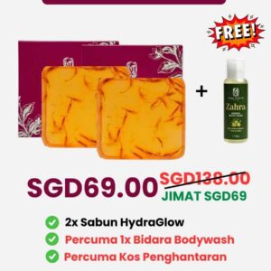Pakej 2 Kotak Sabun HydraGlow