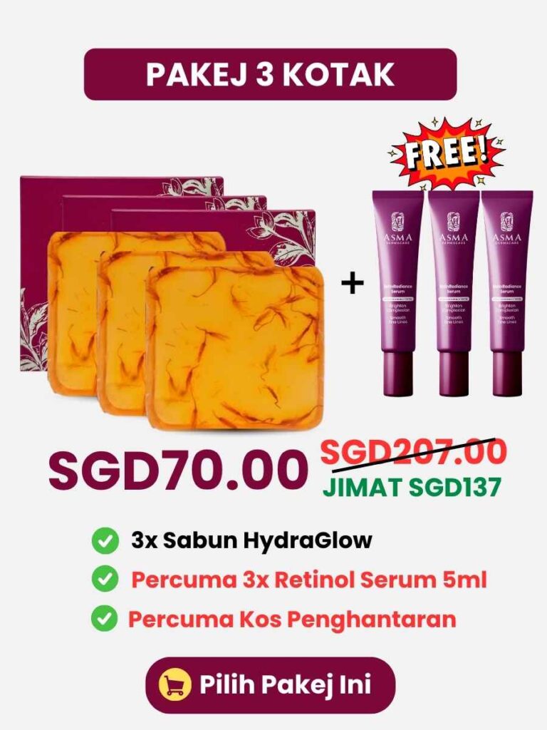 Pakej 3 Kotak Sabun HydraGlow